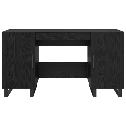 Desk Black oak Engineered wood 140 x 50 x 75 cm