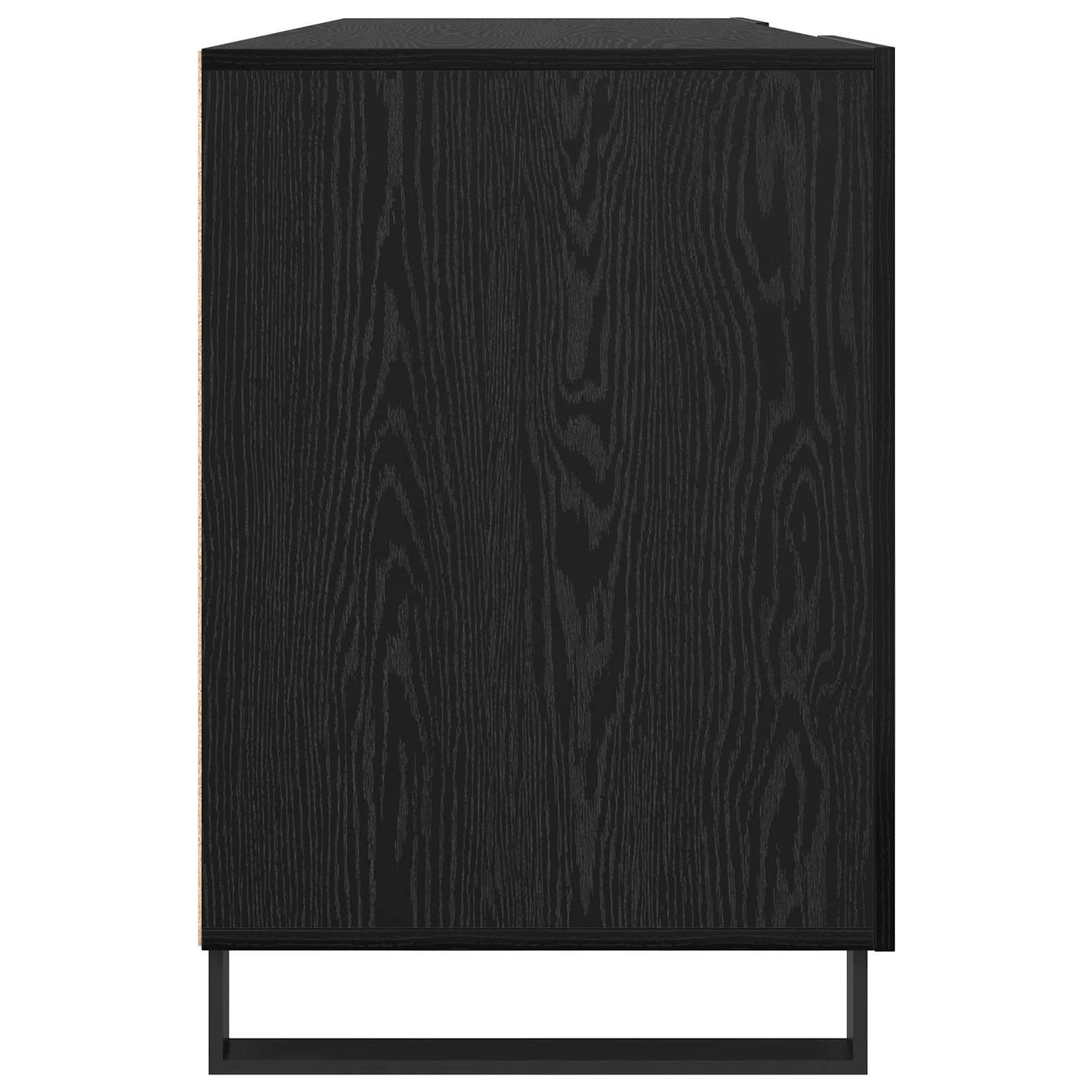 Desk Black oak Engineered wood 140 x 50 x 75 cm