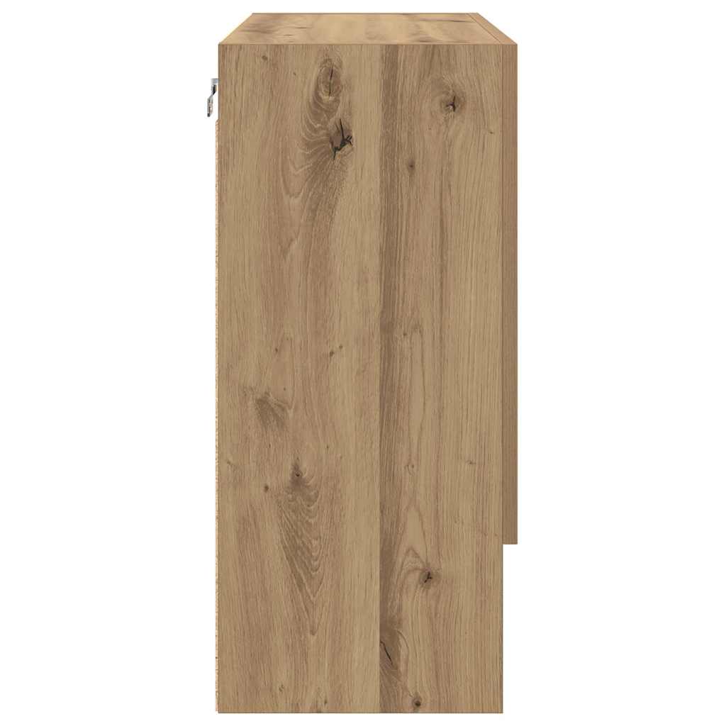 Wall Cabinet 60 x 31 x 70 cm Engineered Wood Artisan oak