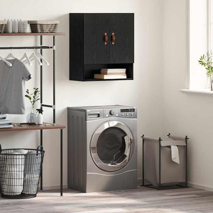 Wall Cabinet 60 x 31 x 70 cm Engineered Wood Black oak
