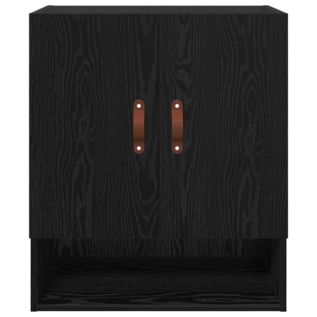 Wall Cabinet 60 x 31 x 70 cm Engineered Wood Black oak