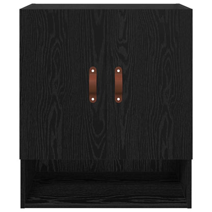 Wall Cabinet 60 x 31 x 70 cm Engineered Wood Black oak