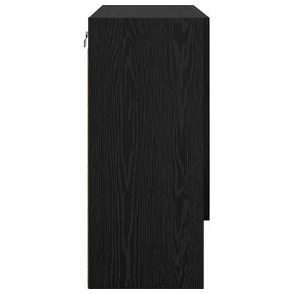 Wall Cabinet 60 x 31 x 70 cm Engineered Wood Black oak