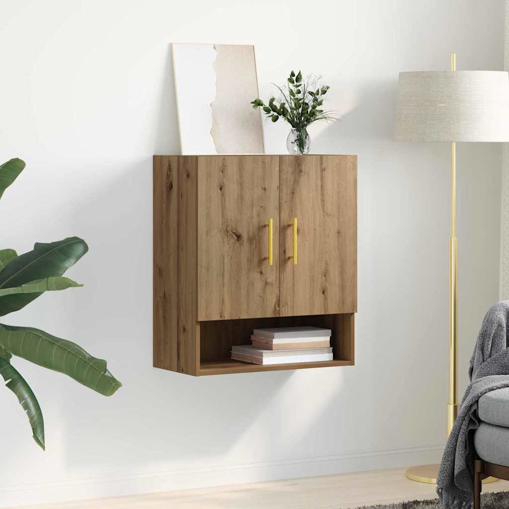 Wall Cabinet 60 x 31 x 70 cm Engineered Wood Artisan oak