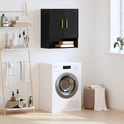 Wall Cabinet 60 x 31 x 70 cm Engineered Wood Black oak