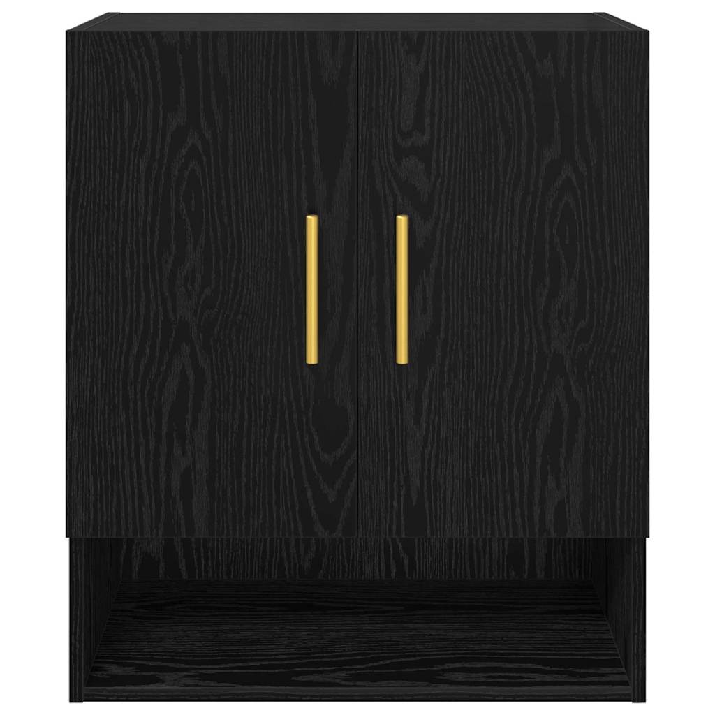 Wall Cabinet 60 x 31 x 70 cm Engineered Wood Black oak