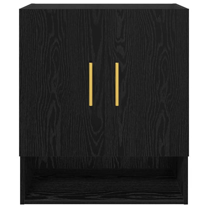 Wall Cabinet 60 x 31 x 70 cm Engineered Wood Black oak