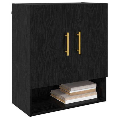Wall Cabinet 60 x 31 x 70 cm Engineered Wood Black oak