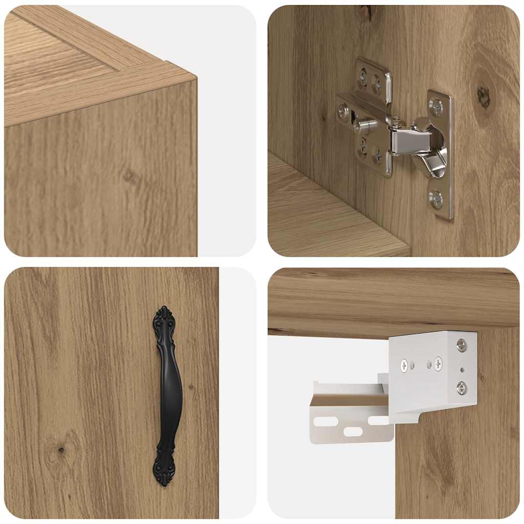 Wall-Mounted Cabinet 60 x 31 x 70 cm Engineered Wood