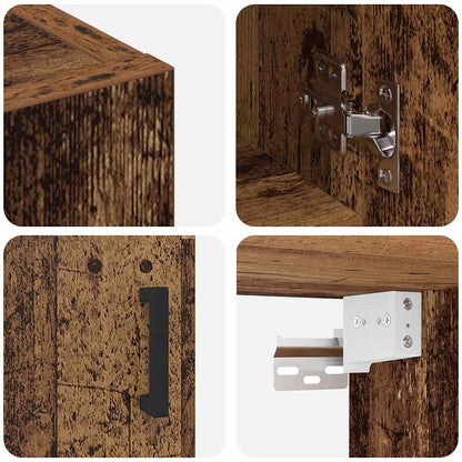 Wall Cabinet Old wood 60 x 31 x 70 cm Engineered wood