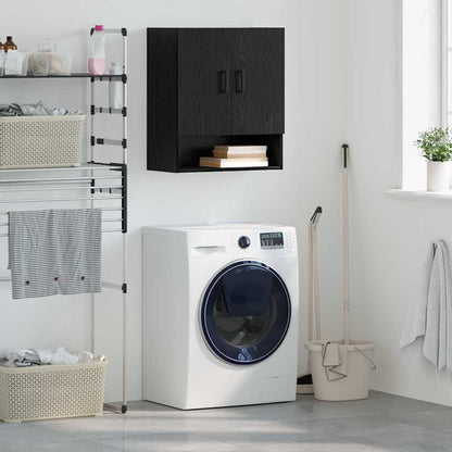 Wall Cabinet 60 x 31 x 70 cm Engineered Wood Black oak