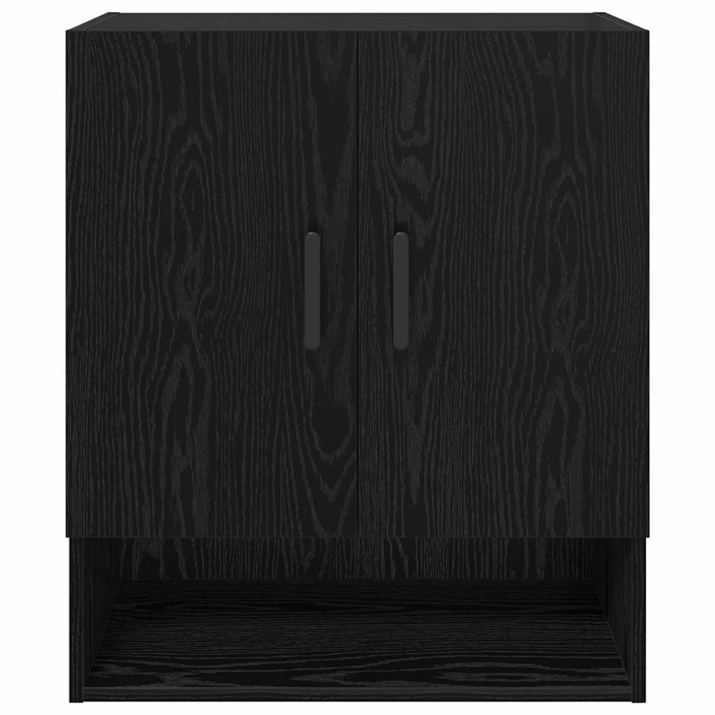 Wall-Mounted Cabinet 60 x 31 x 70 cm Engineered Wood Black Oak