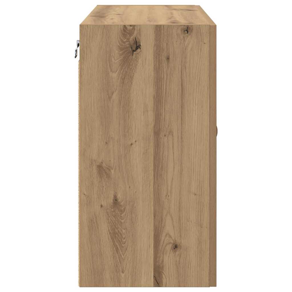Wall Cabinet 60 x 31 x 60 cm Engineered Wood Artisan oak