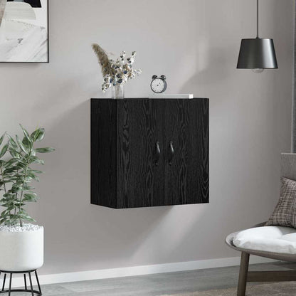 Wall-Mounted Cabinet 60 x 31 x 60 cm Engineered Wood Black Oak