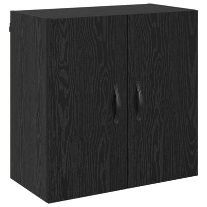Wall-Mounted Cabinet 60 x 31 x 60 cm Engineered Wood Black Oak
