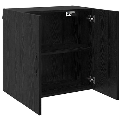 Wall-Mounted Cabinet 60 x 31 x 60 cm Engineered Wood Black Oak