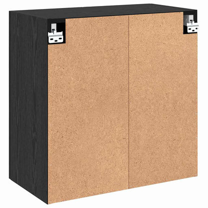 Wall-Mounted Cabinet 60 x 31 x 60 cm Engineered Wood Black Oak