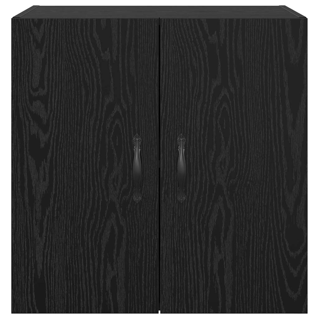 Wall-Mounted Cabinet 60 x 31 x 60 cm Engineered Wood Black Oak