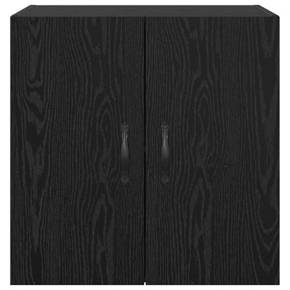 Wall-Mounted Cabinet 60 x 31 x 60 cm Engineered Wood Black Oak