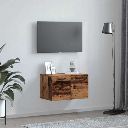 Wall-Mounted Cabinet Old Wood 60 x 36.5 x 35 cm Engineered Wood