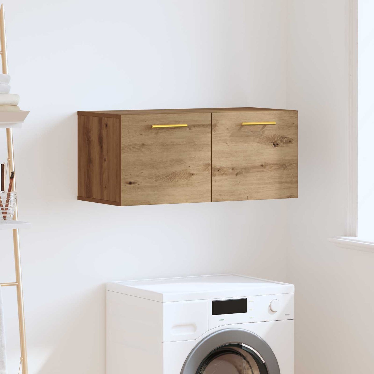 Wall Cabinet Artisan oak 80 x 36.5 x 35 cm Engineered wood