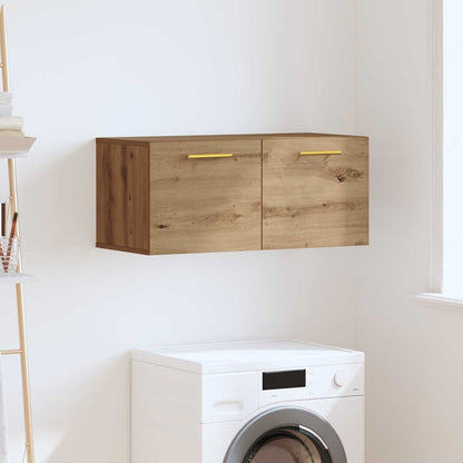 Wall Cabinet 80 x 36.5 x 35 cm Engineered Wood Artisan oak