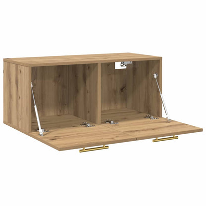Wall Cabinet 80 x 36.5 x 35 cm Engineered Wood Artisan oak