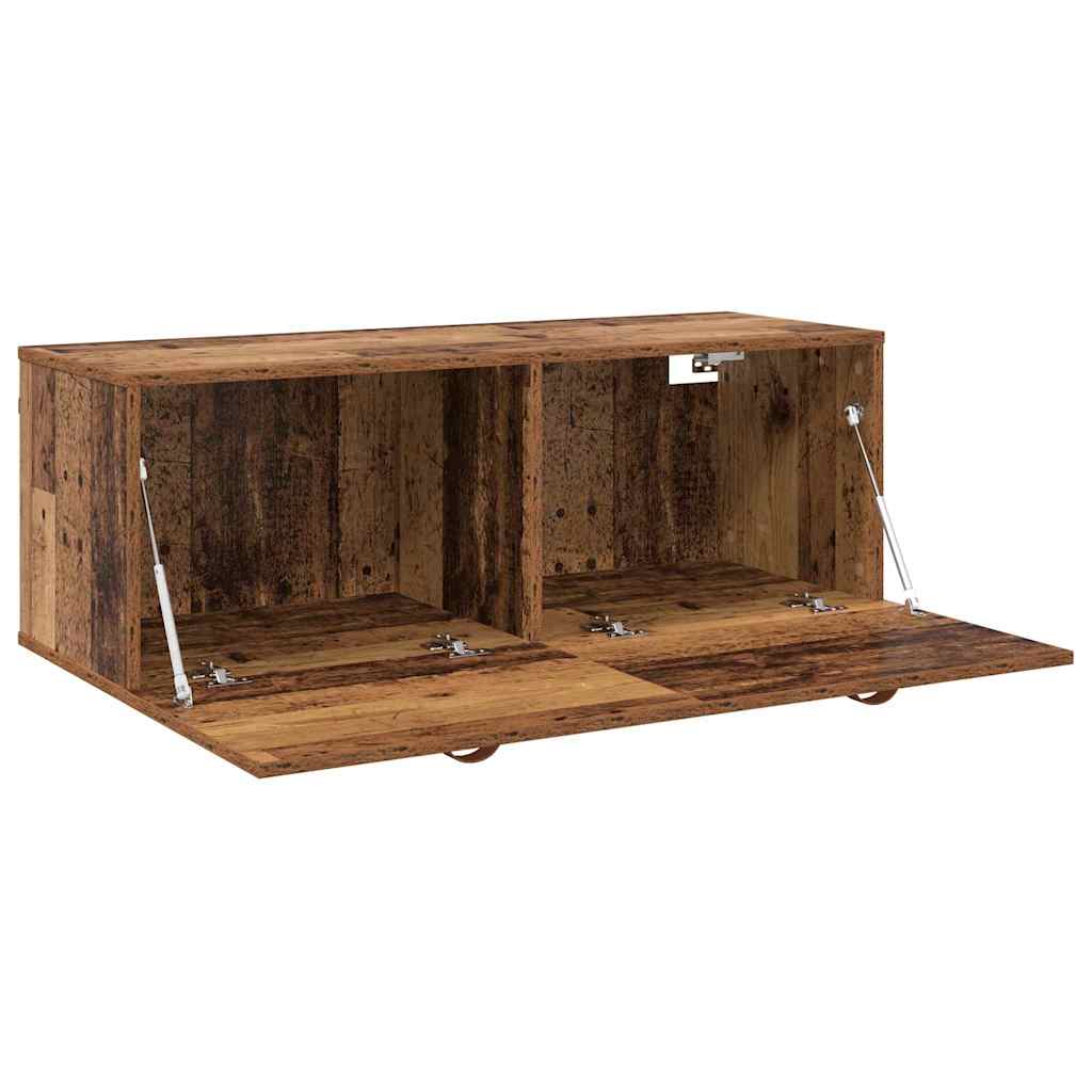Wall-Mounted Cabinet Wall-mounted Old Wood 100 x 36.5 x 35 cm