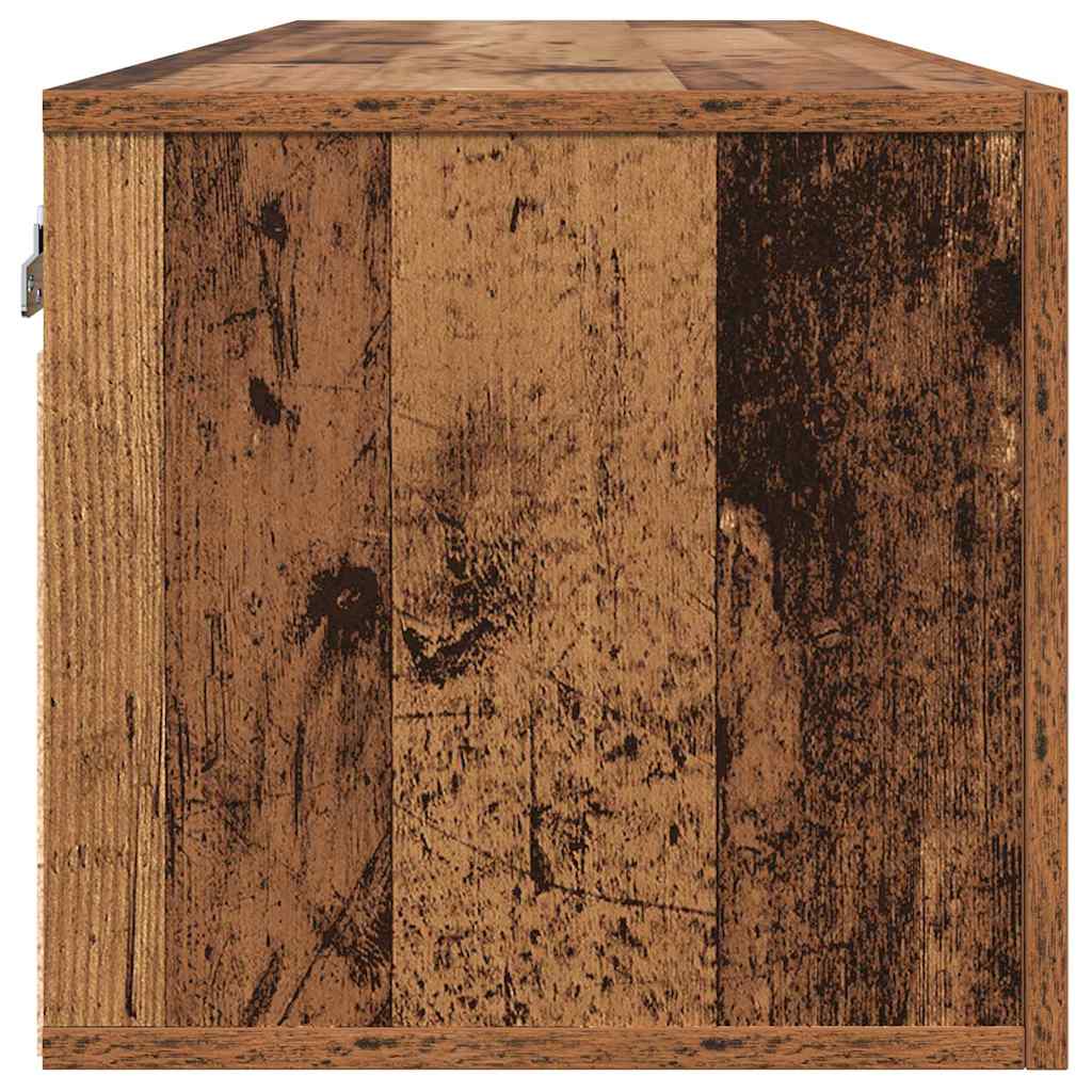 Wall-Mounted Cabinet Wall-mounted Old Wood 100 x 36.5 x 35 cm