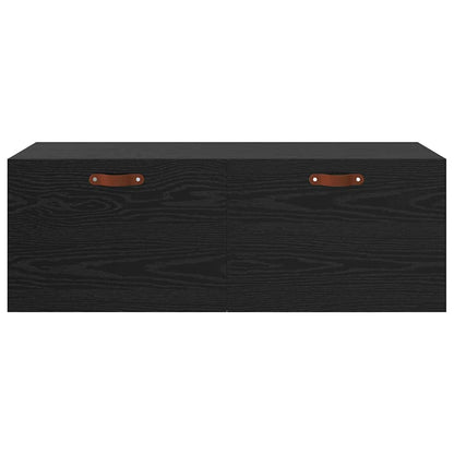 Wall-Mounted Cabinet Wall-mounted Black Oak 100 x 36.5 x 35 cm