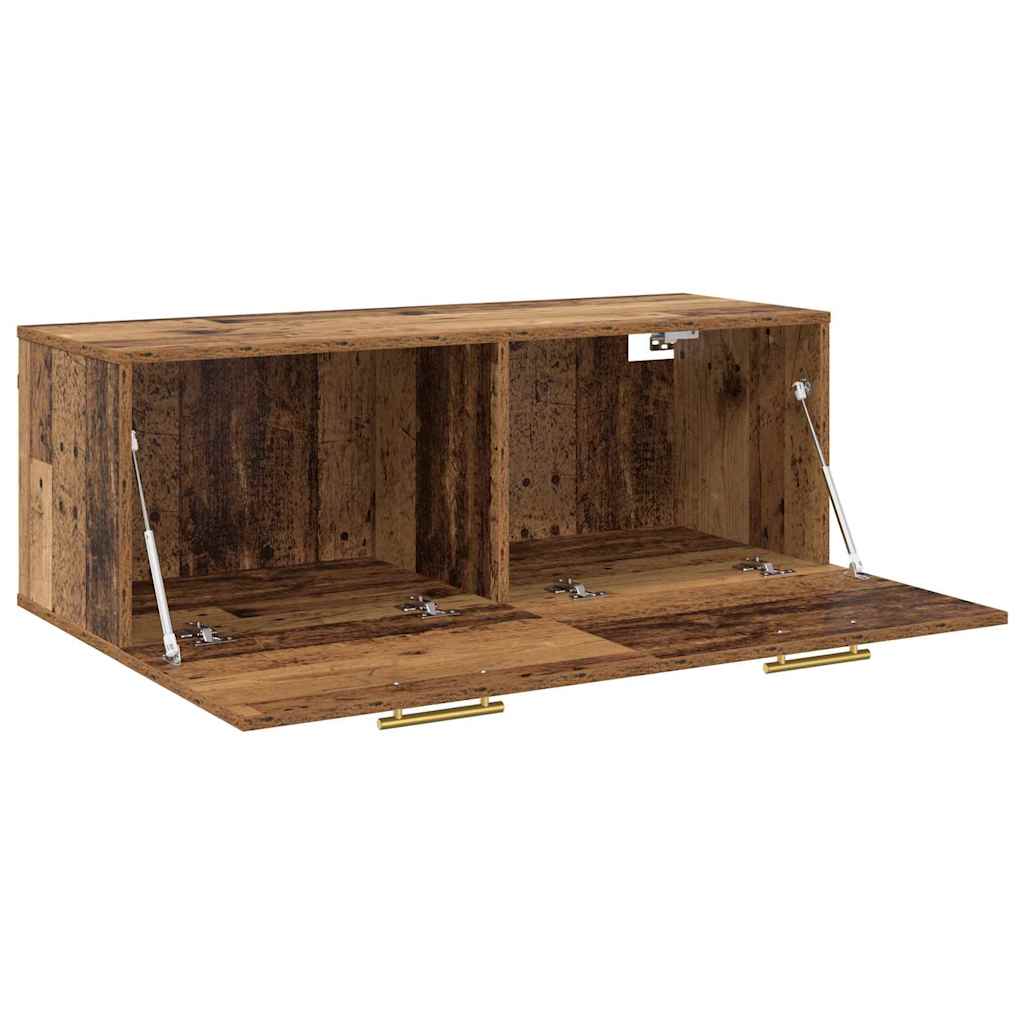 Wall Cabinet 100 x 36.5 x 35 cm Engineered Wood Old wood