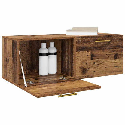 Wall Cabinet 100 x 36.5 x 35 cm Engineered Wood Old wood