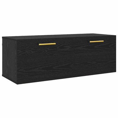 Wall Cabinet 100 x 36.5 x 35 cm Engineered Wood Black oak