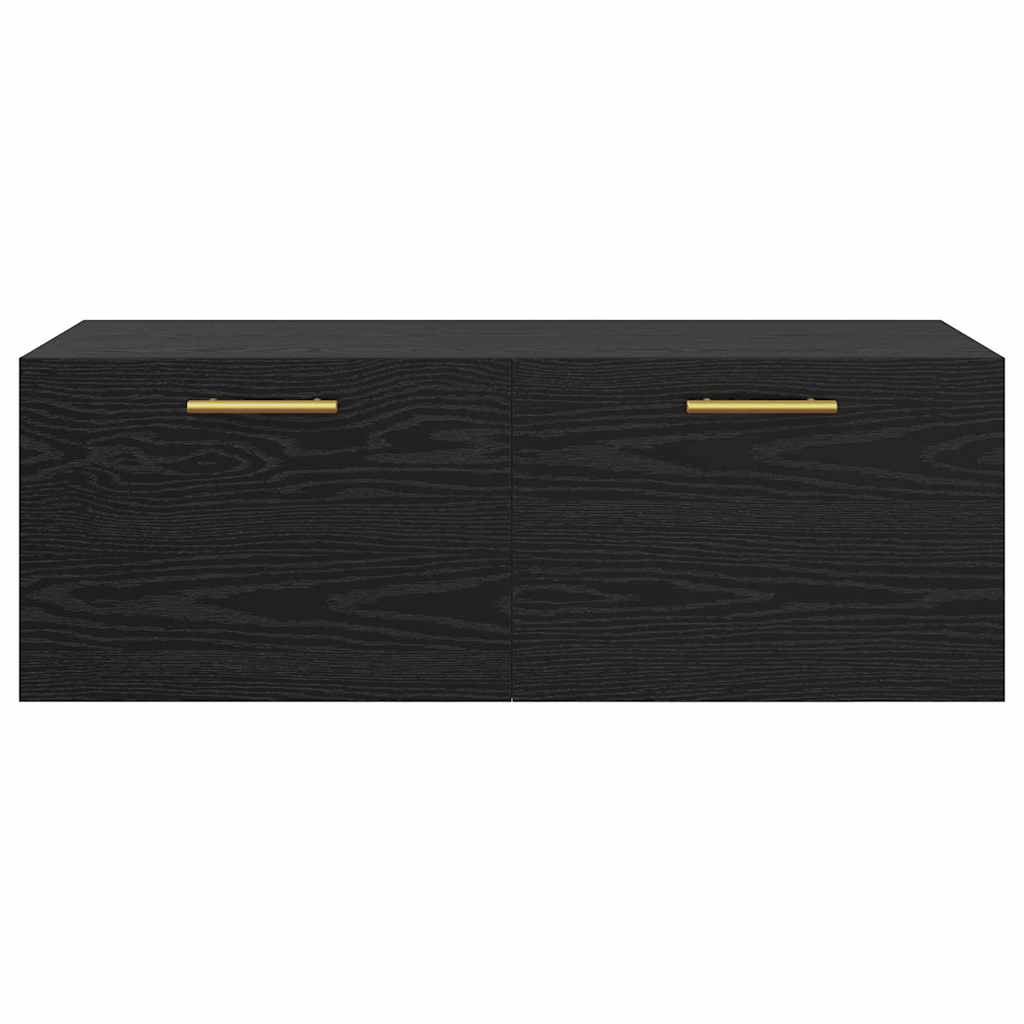 Wall Cabinet 100 x 36.5 x 35 cm Engineered Wood Black oak
