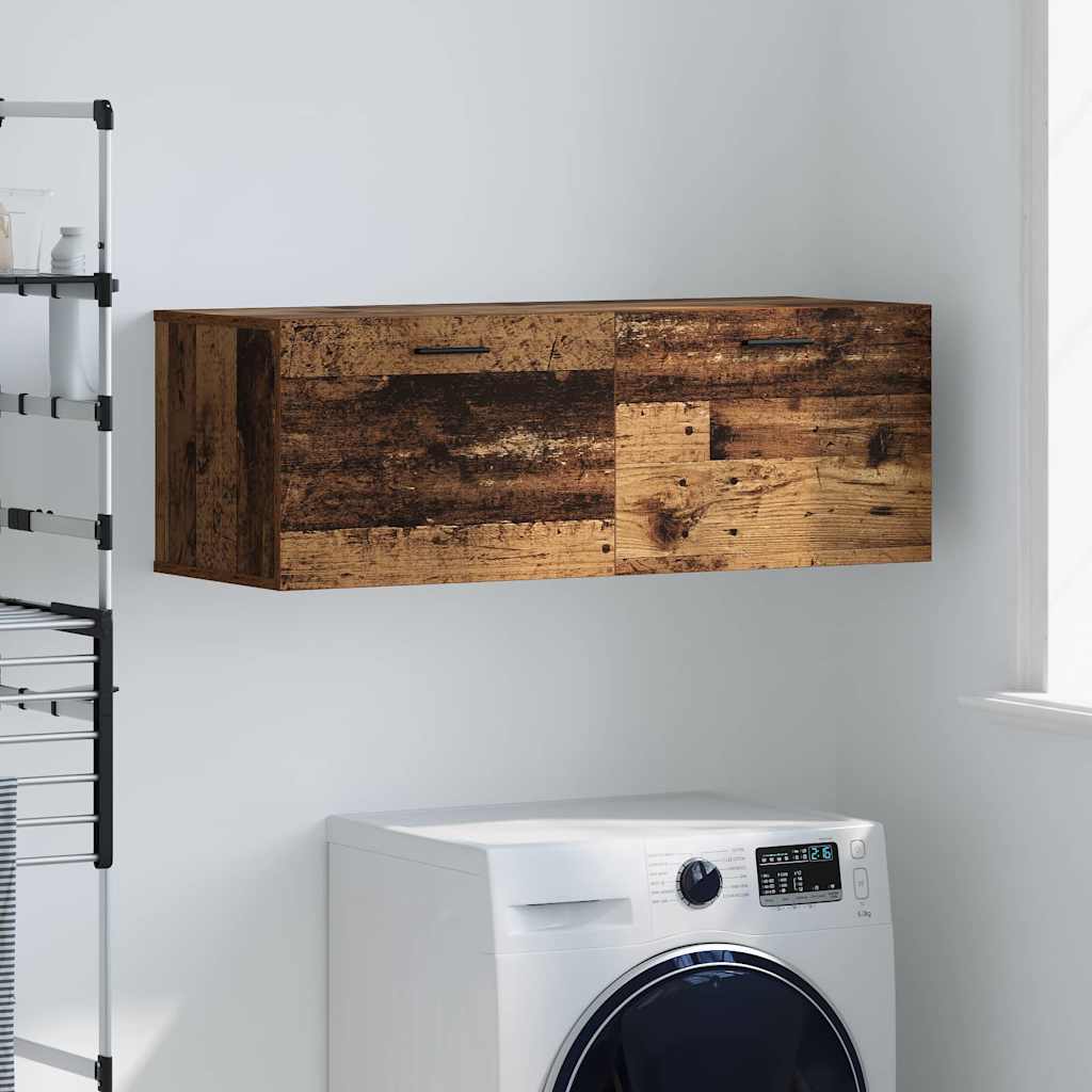 Wall-Mounted Cabinet Wall-mounted Old Wood 100 x 36.5 x 35 cm