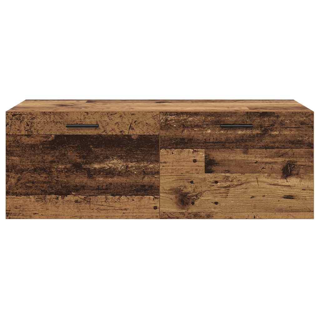 Wall-Mounted Cabinet Wall-mounted Old Wood 100 x 36.5 x 35 cm