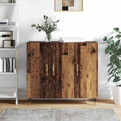 Sideboard Old Wood 90 x 34 x 80 cm Engineered Wood