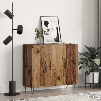 Sideboard Old Wood 90 x 32.5 x 80 cm Engineered Wood