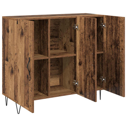 Sideboard Old Wood 90 x 32.5 x 80 cm Engineered Wood