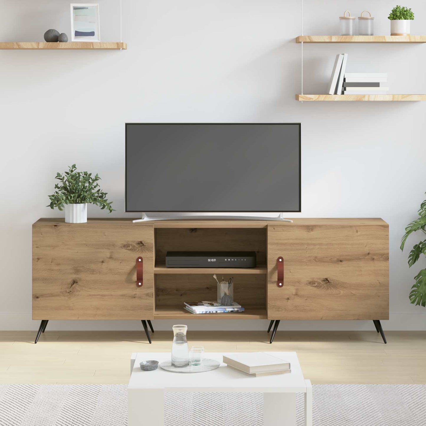 TV Cabinet 150 x 30 x 50 cm Artisan oak Engineered wood