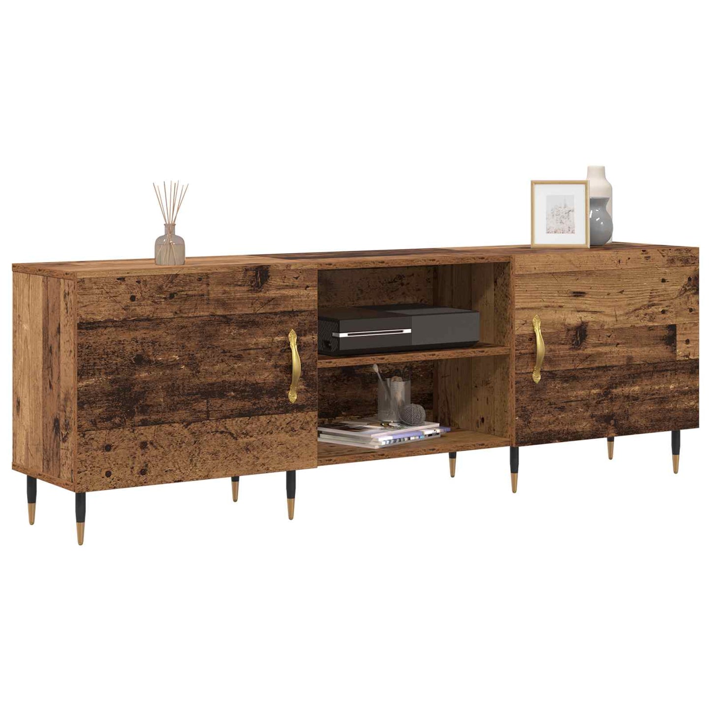 TV Cabinet Old wood 150 x 30 x 50 cm Engineered wood