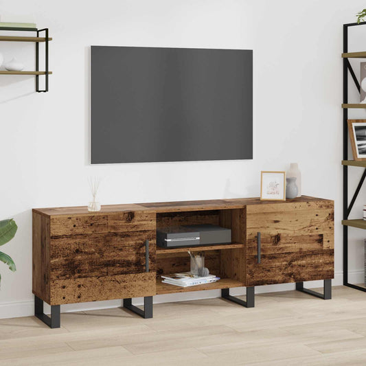 TV Cabinet Old Wood 150 x 30 x 50 cm Engineered Wood