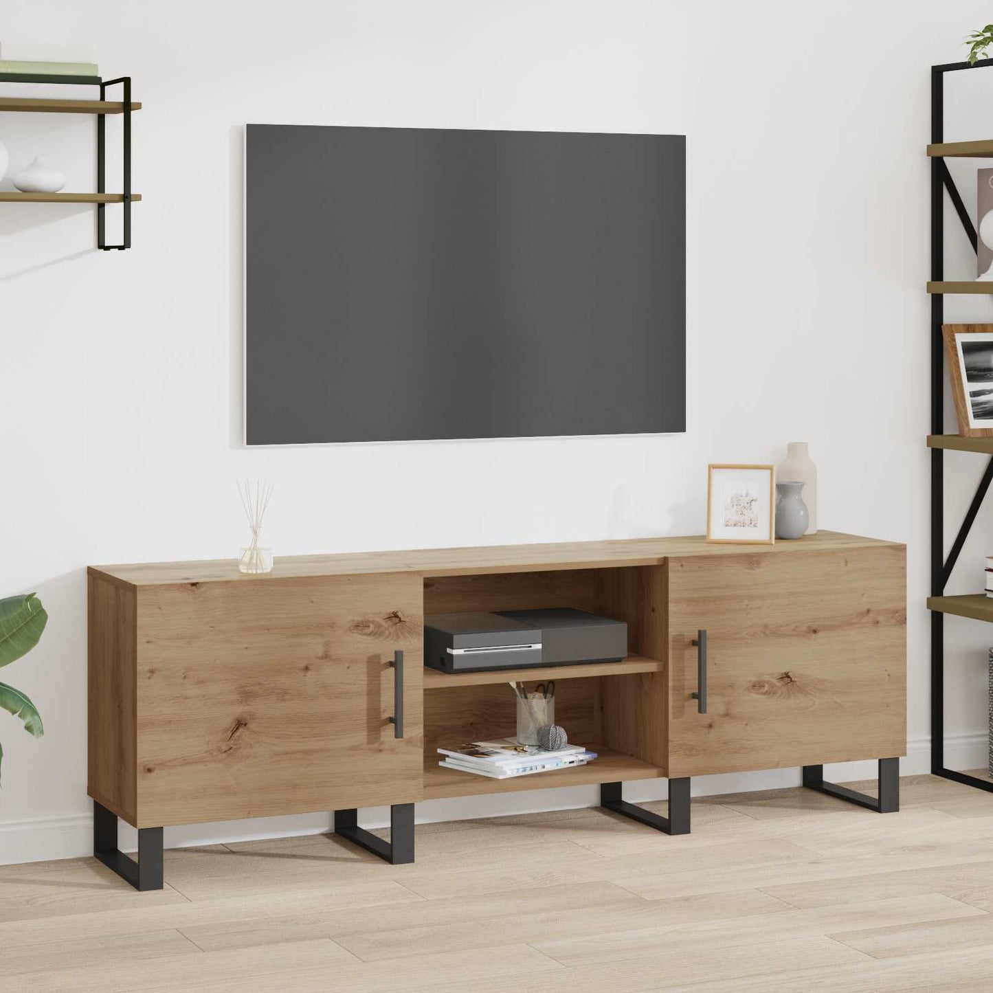 TV Cabinet Artisan Oak 150 x 30 x 50 cm Engineered Wood