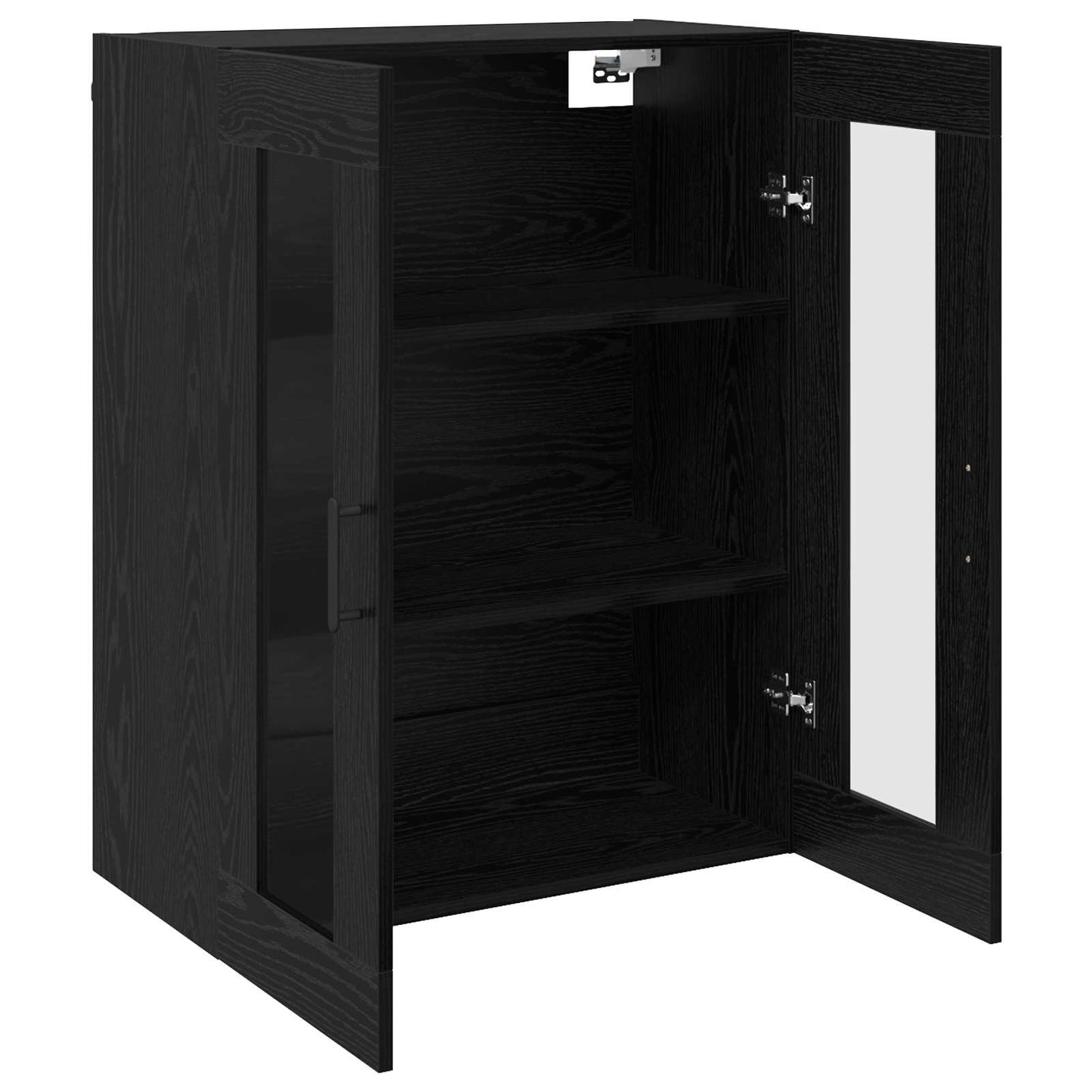 Sideboard Black Oak 69.5 x 34 x 90 cm Engineered Wood