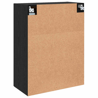 Wall Mounted Cabinet Black 69.5 x 34 x 90 cm Engineered Wood