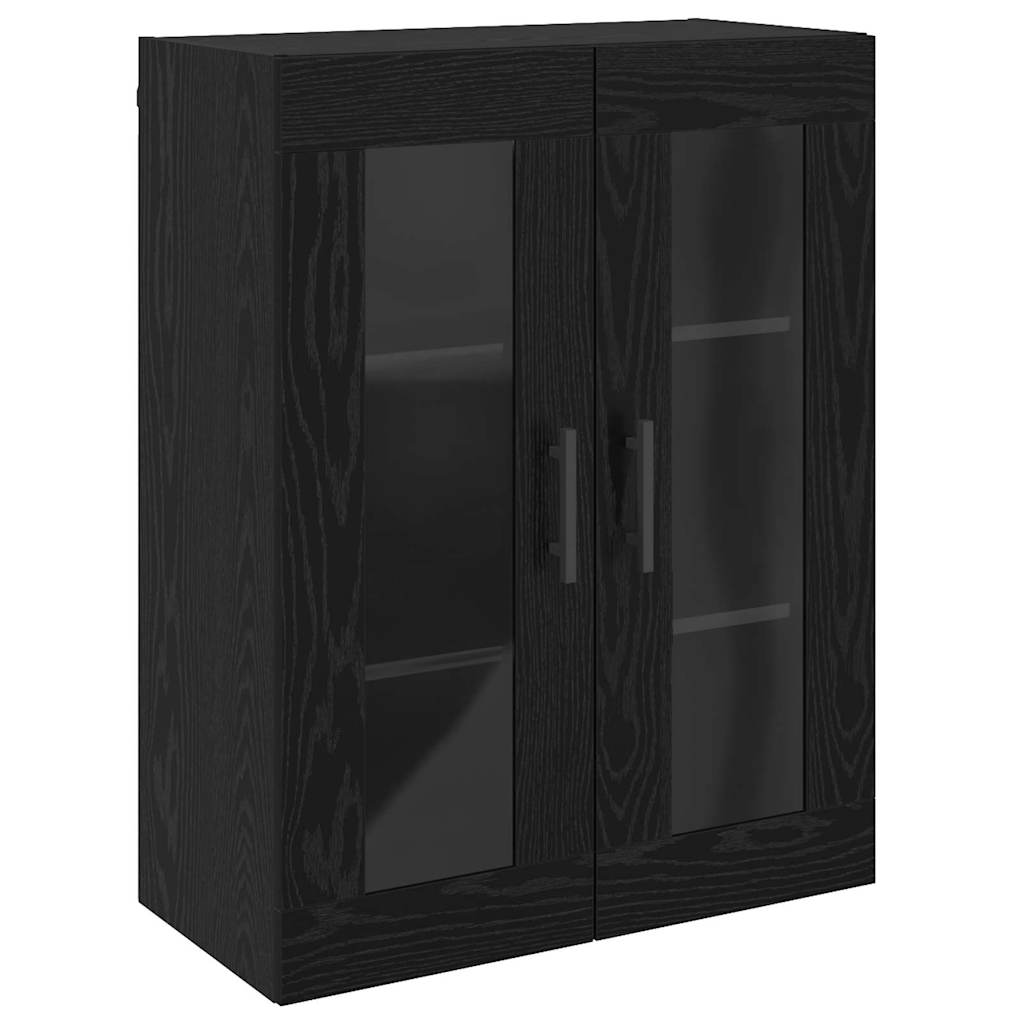 Wall Mounted Cabinet Black oak 69.5 x 34 x 90 cm