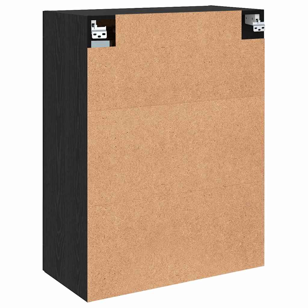 Wall Mounted Cabinet Black oak 69.5 x 34 x 90 cm