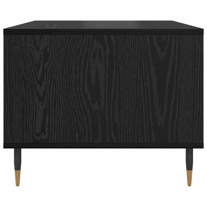 Coffee Table Black oak 60 x 50 x 40 cm Engineered wood