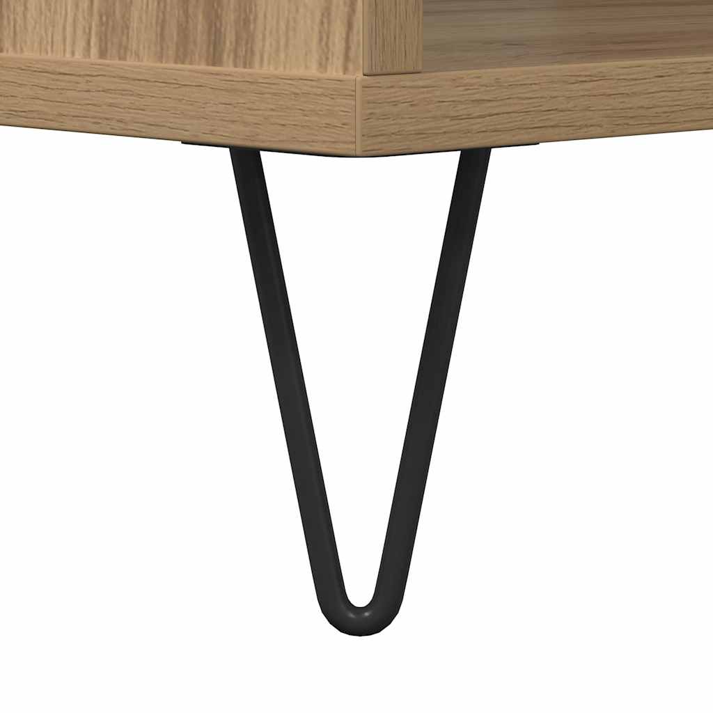 Coffee Table Artisan oak 60 x 50 x 40 cm Engineered wood