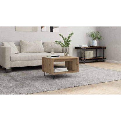 Coffee Table Artisan oak 60 x 50 x 40 cm Engineered wood